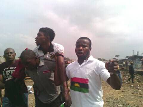 Biafran protested killed by Nigerian Army